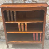 Petite Bibliothèque ou Bibus en Chêne de style Louis XV