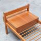 Table basse double face rare par Jos De Mey pour Van Den Berghe-Pauvers, années 1960.