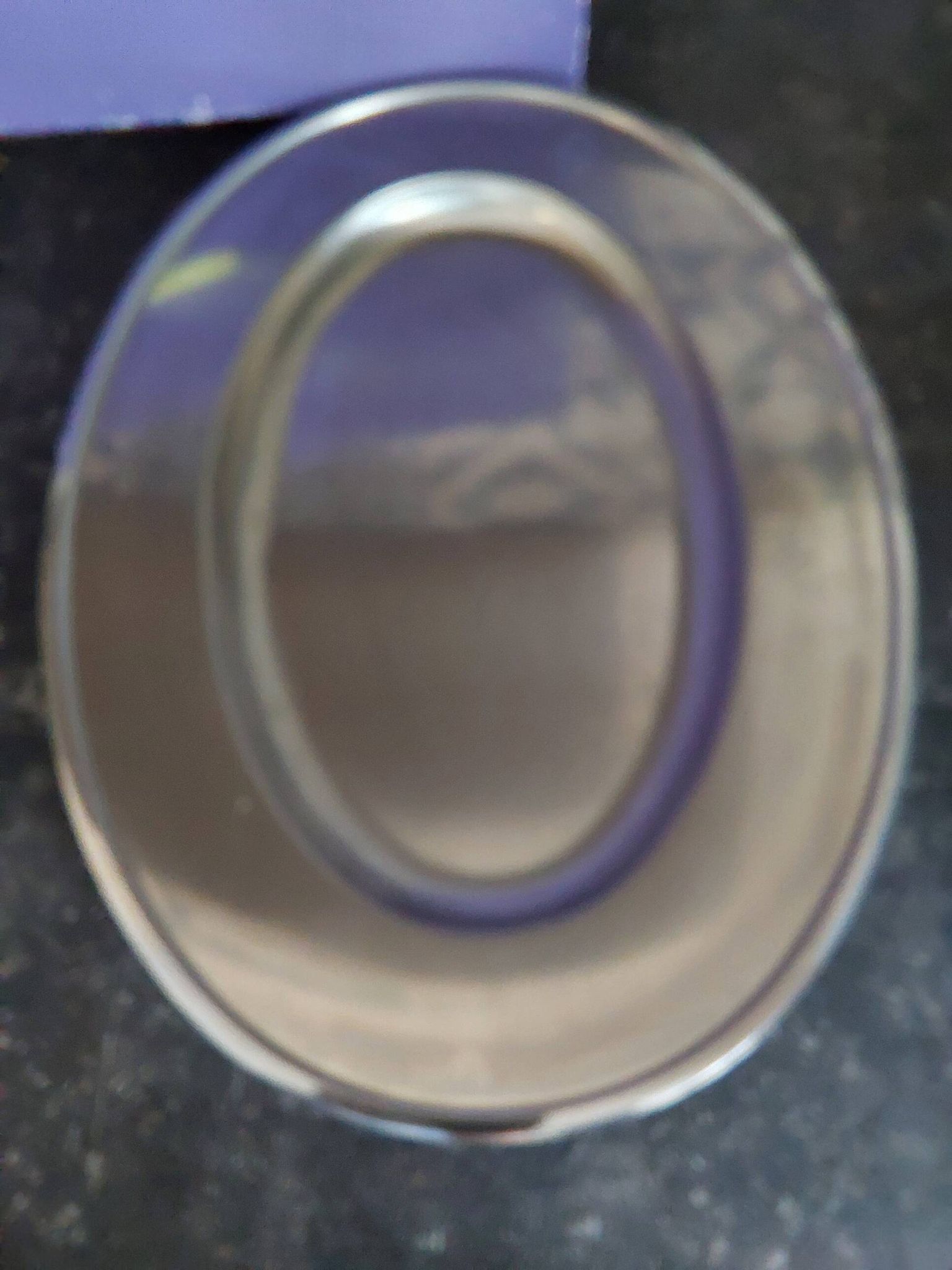Oval stainless steel deep dish Jean Couzon