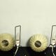 Pair of Cocoon Bedside Lamp by Friedel Wauer for Goldkant, 1960’s