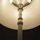 Lampadaire Art Déco en bois peint blanc et doré, 1925
