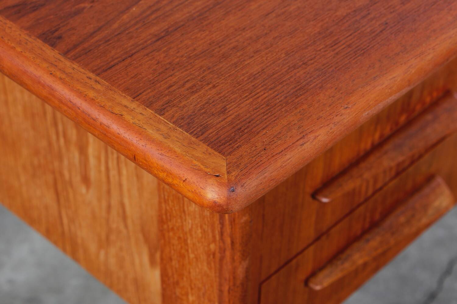 Vintage Teak Schreibtisch Desk Mid Century Danish Design 60er