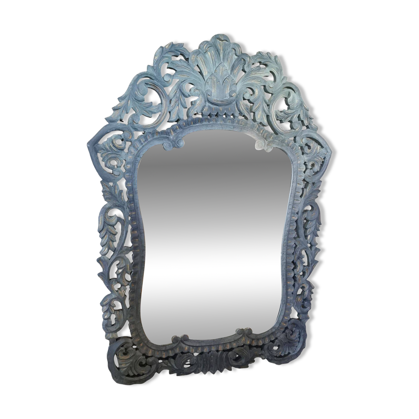Miroir baroque en bois sculpté