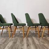 Dining Chairs by Radomir Hoffman for Ton, 1950s, Set of 4