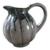 Vintage melon-shaped ceramic vase