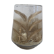 Vase mordoré en verre "Palme"