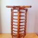 Rattan magazine rack 60s