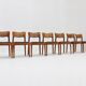 Vintage Danish dining chairs by Niels Koefoed 1960s teak set of 7
