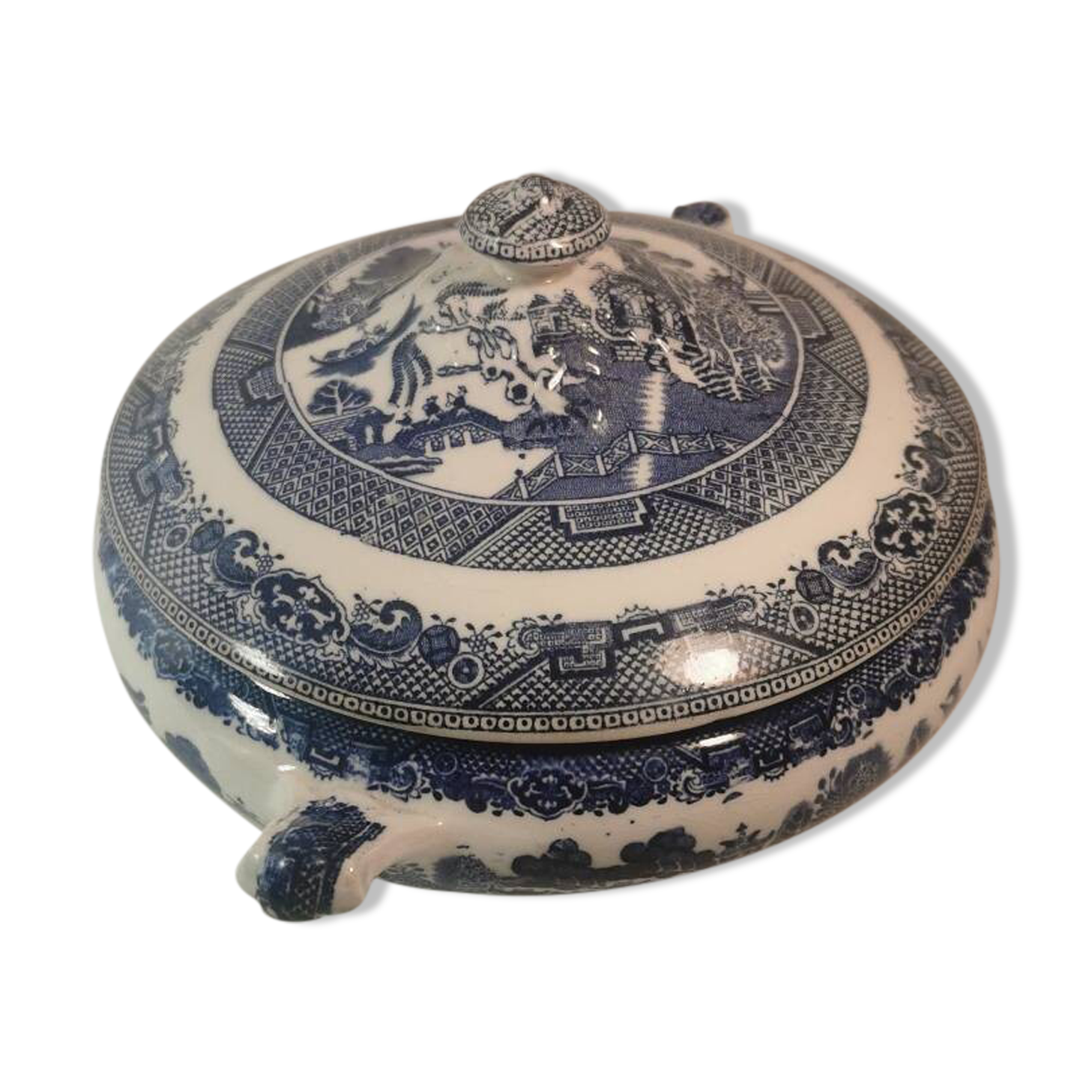 Old WILLOW BLAIRS vegetable tureen Made in England