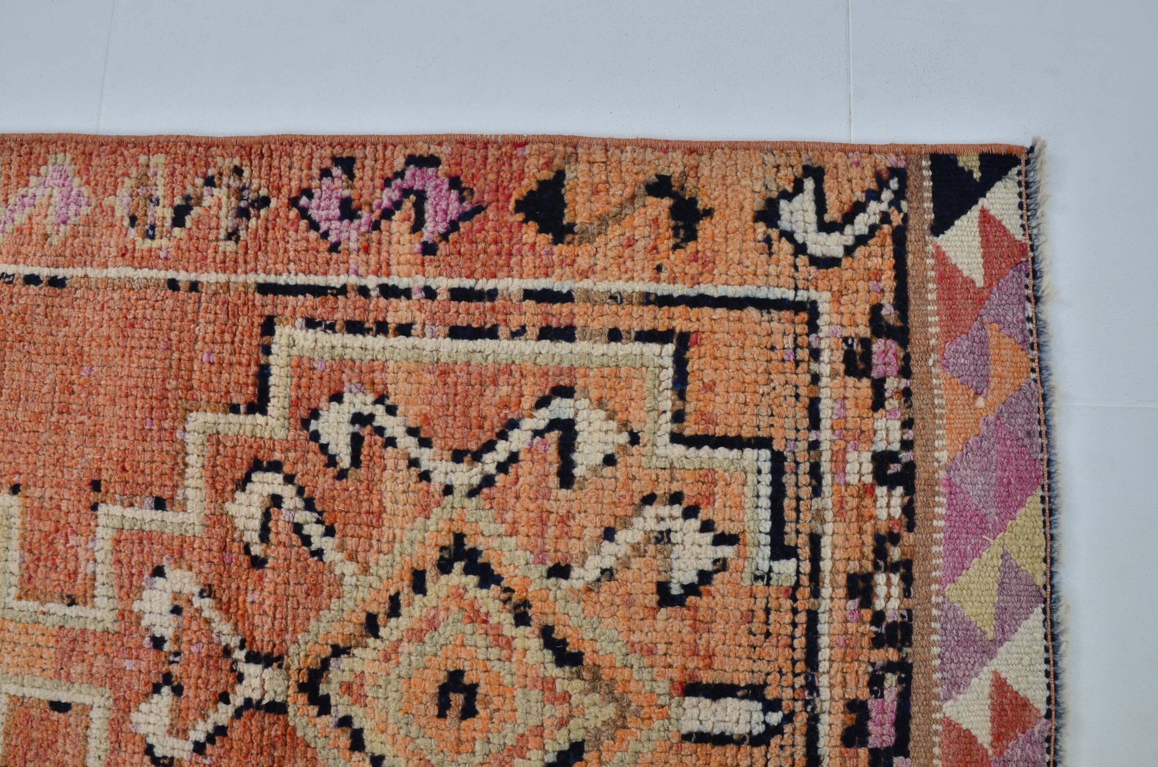 Geometric Oushak Turkish Runner sku 2147