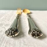 19th century salad servers