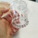6 Verres ancien liqueur et 1 plat support offert