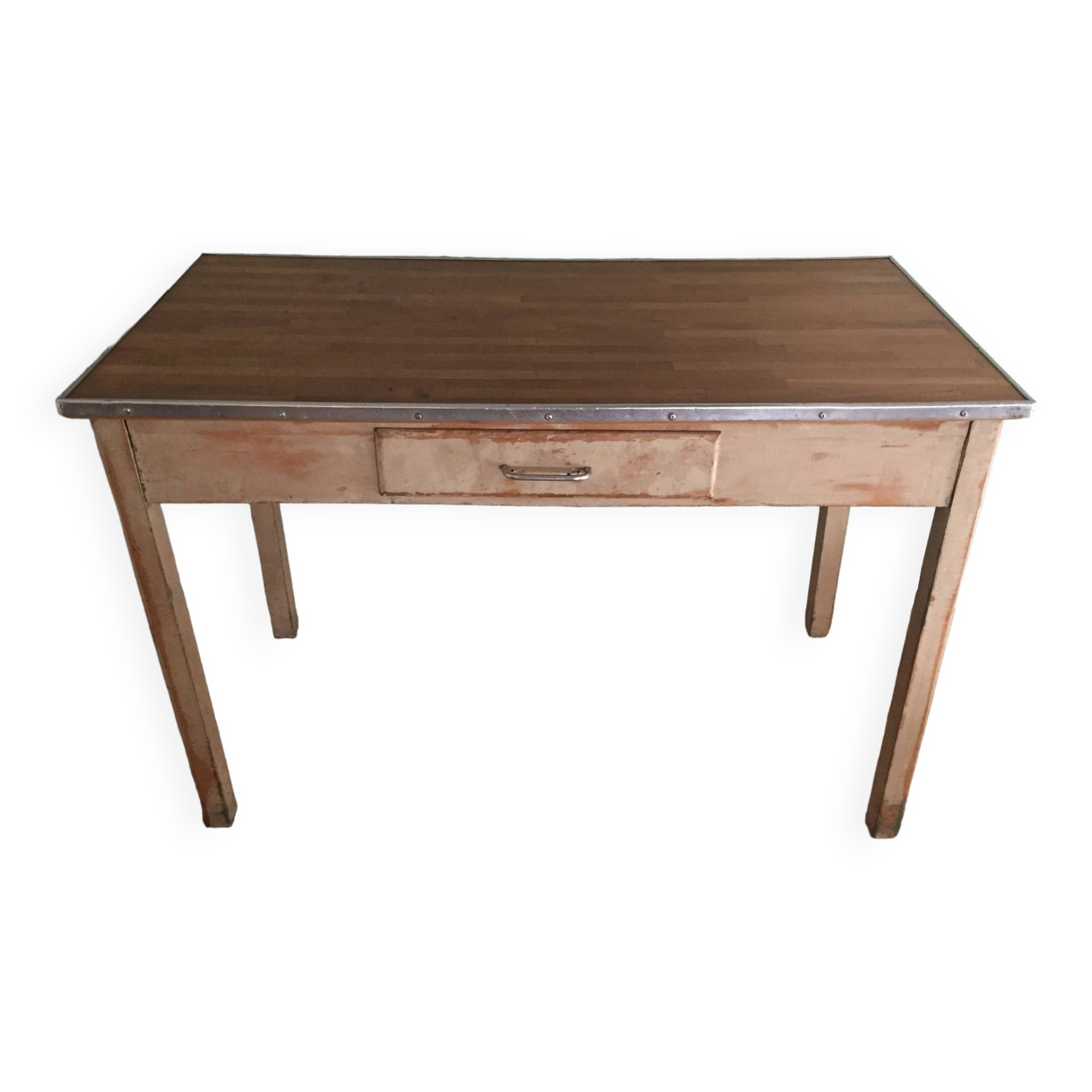 Table de cuisine en bois de hêtre