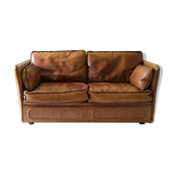 Vintage leather sofa Maison Roche et Bobois