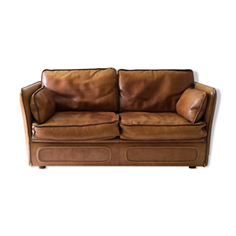 Vintage leather sofa Maison Roche et Bobois
