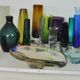 Scandinavian glass vase
