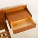 Danish mid century teak queen size bed with nightstands, 1960s