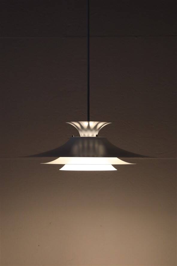 Danish modern design pendant lamp by Form-Light / 1970s / 1980s