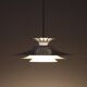 Danish modern design pendant lamp by Form-Light / 1970s / 1980s