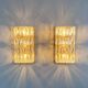Pair of wall sconces, crystal glass by Bakalowits & Söhne, Austria, 1960s