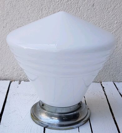 Ceiling light in opaline 50