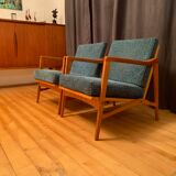 A pair of Wilhelm Knoll, Knoll Antimott armchairs, 1960s.