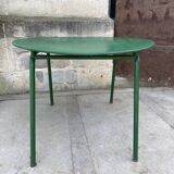 Garden metal round table 1960