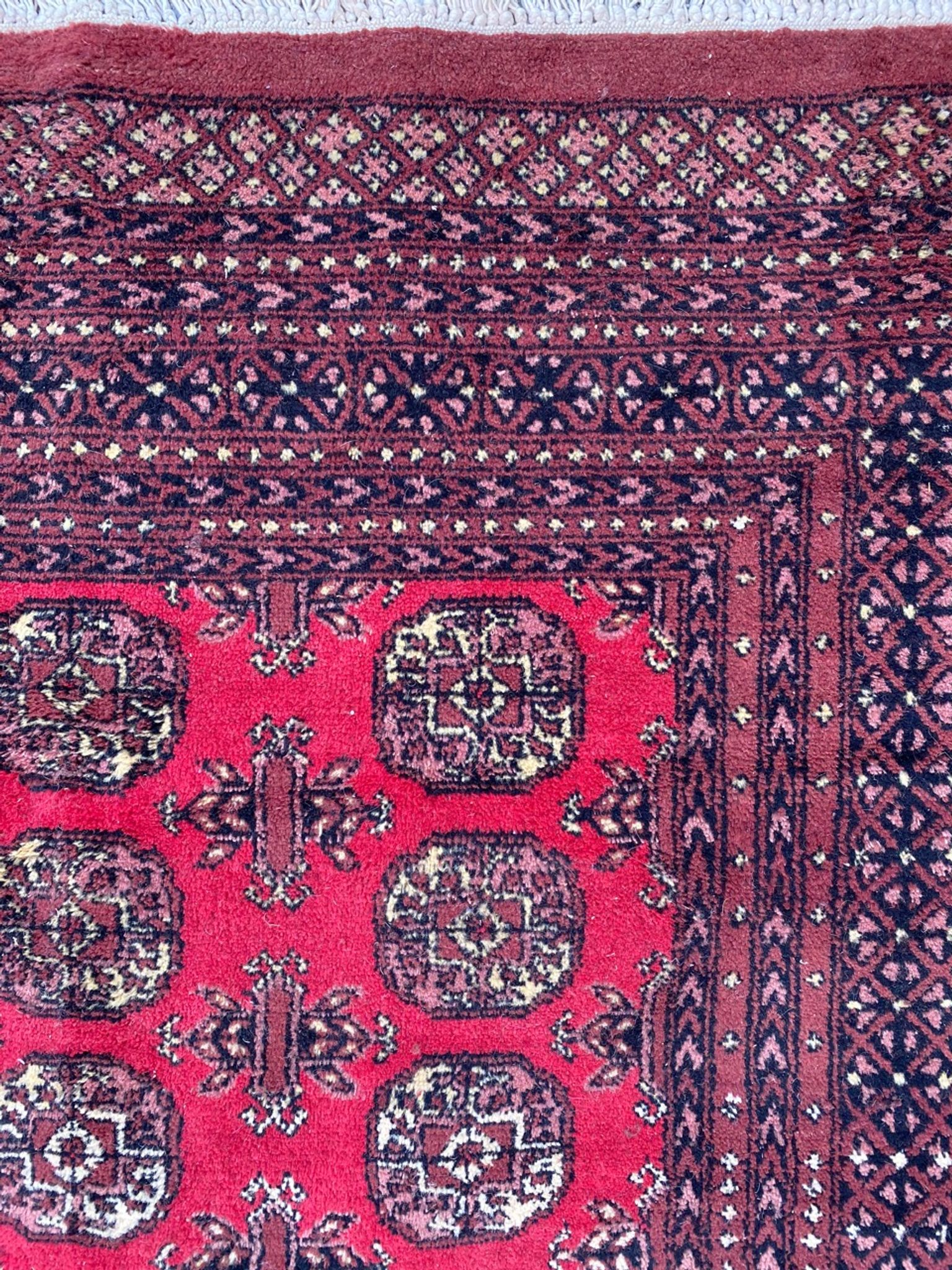 Carpet turkmen pakistan bukhara 195x216 cm