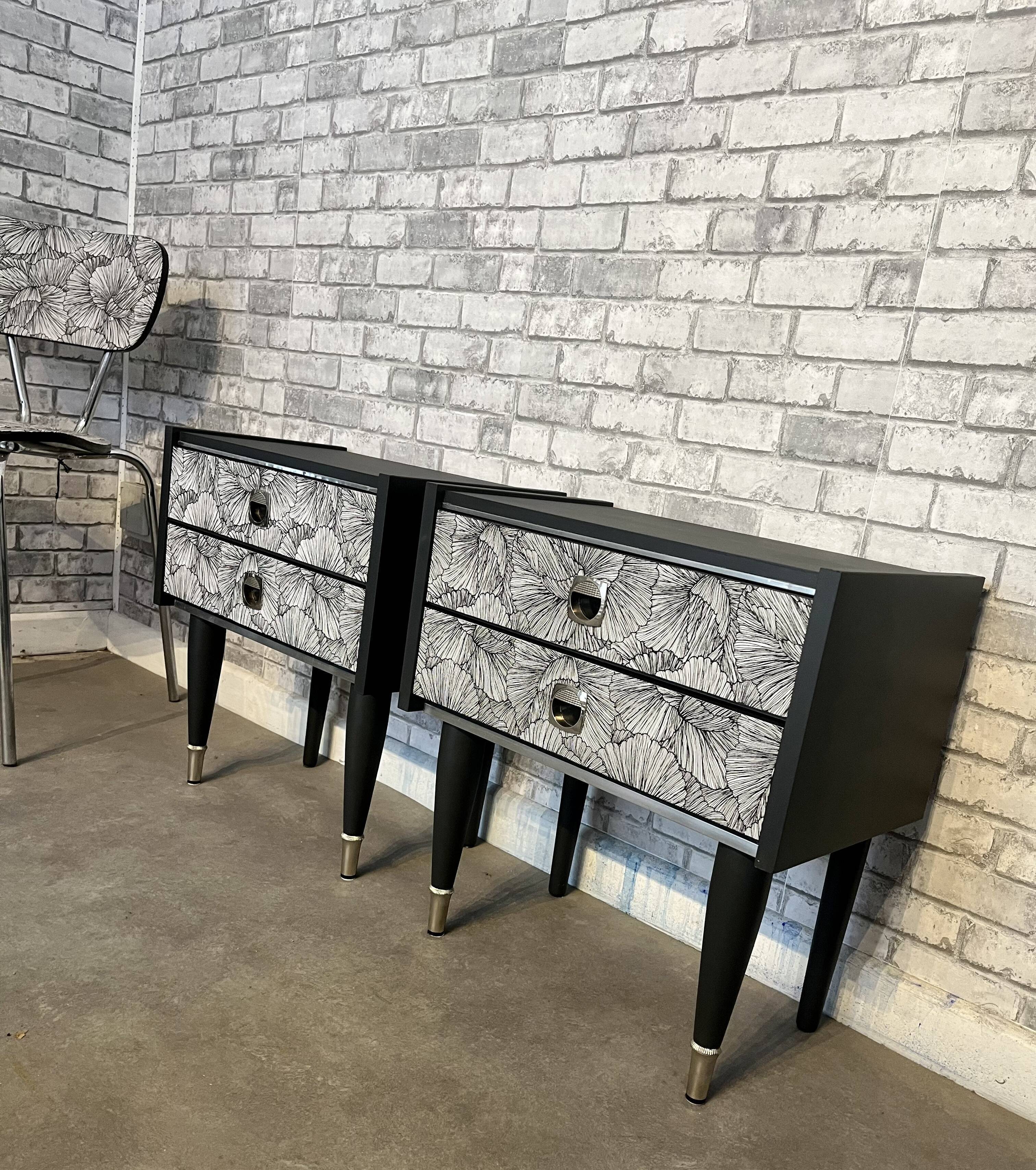 Vintage bedside duo