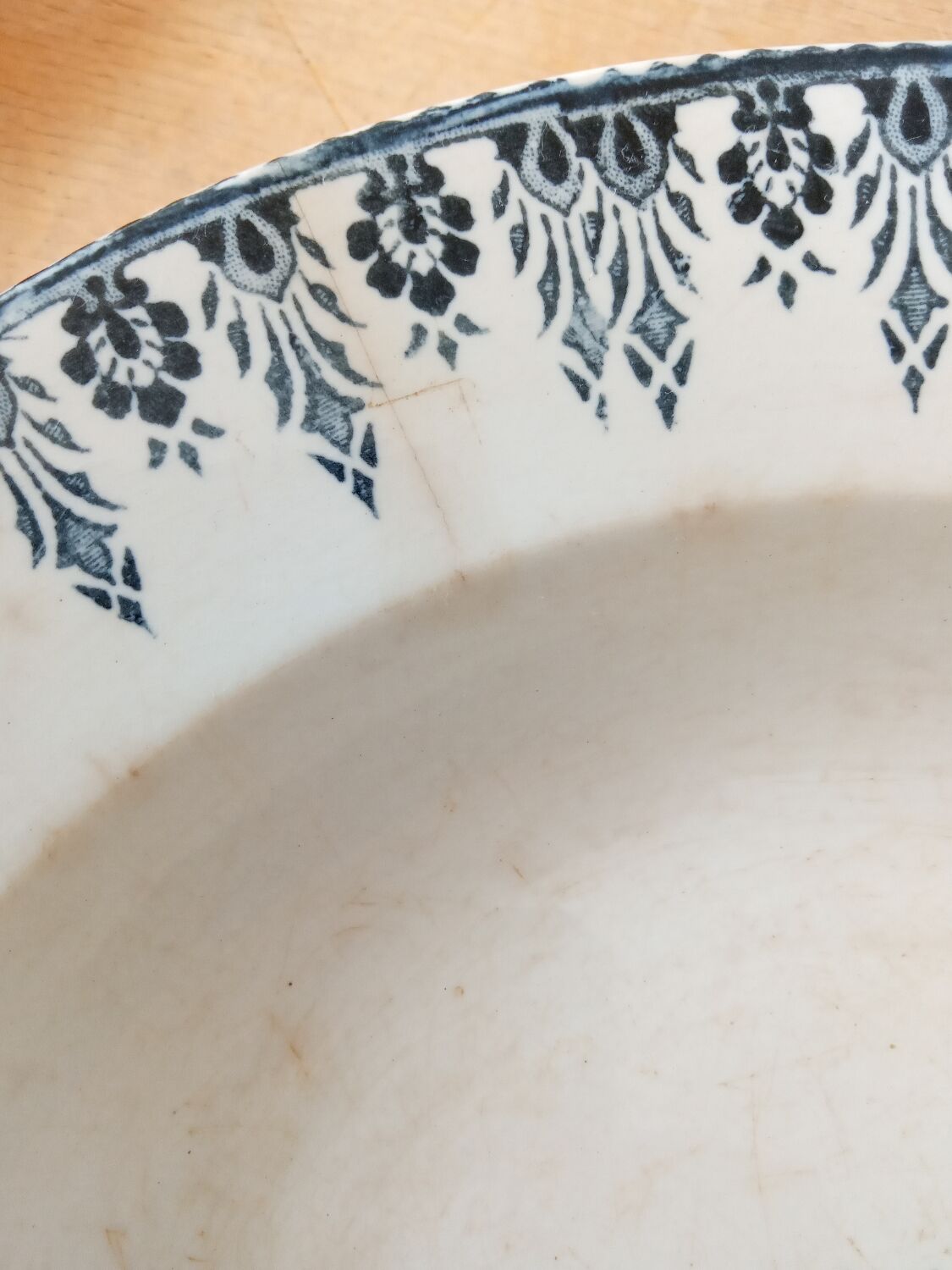 Three soup plates in Terre de fer, Sarreguemines, Algiers