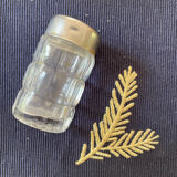 Vintage glass salt shaker