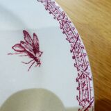 1 plate dessert in terre de fer from choisy le roi