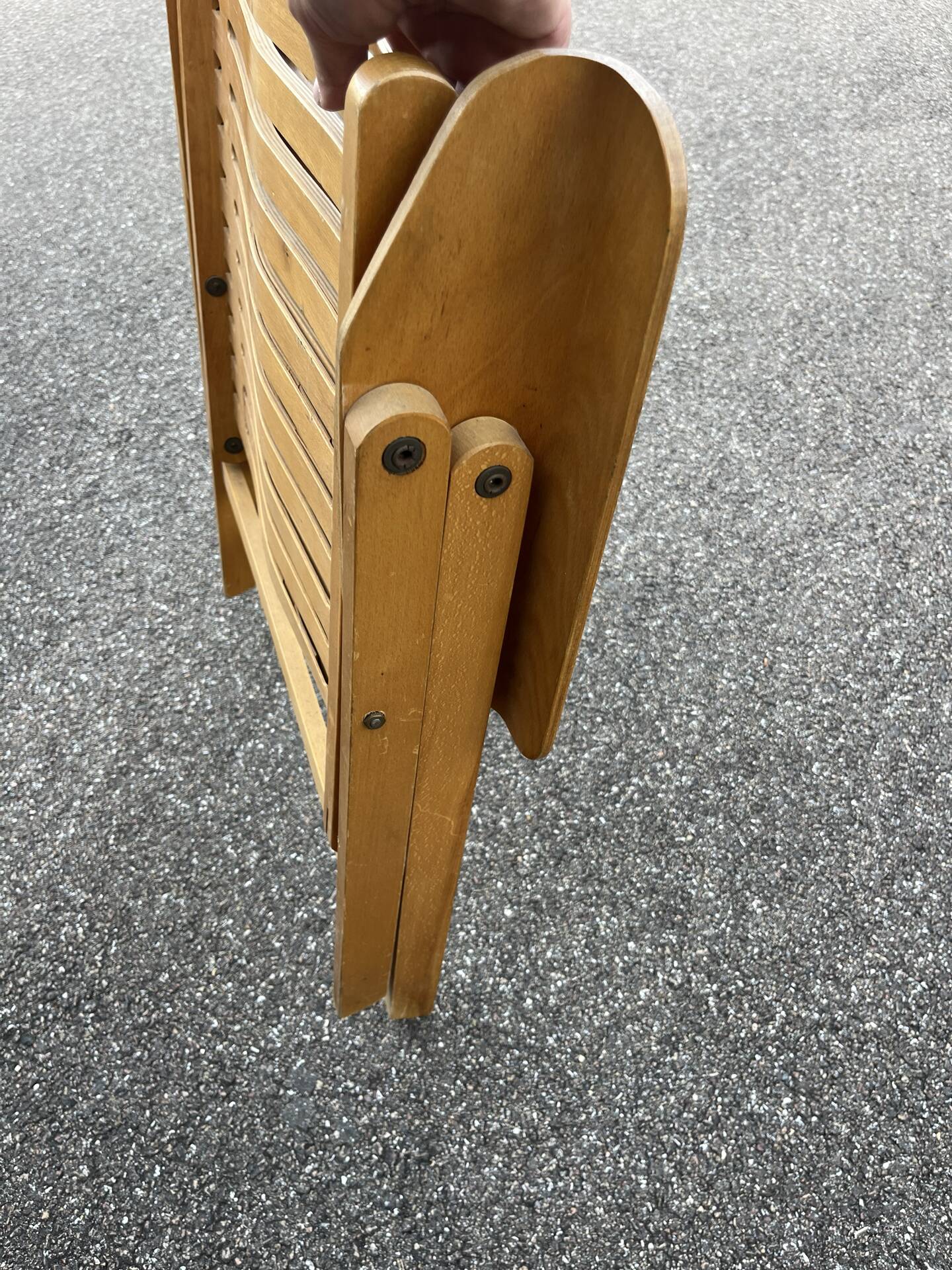 Vintage Scandinavian Niko Kalj Rex folding chair