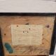 Pupitre bureau enfant d'école peint en noir 1950