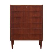 Teak chest of drawers, Danish design, 1970s, production: Denmark