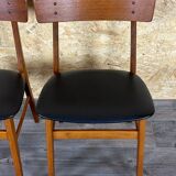 2x 60s 70s teak dining chair by Farstrup Møbler Made in Denmark