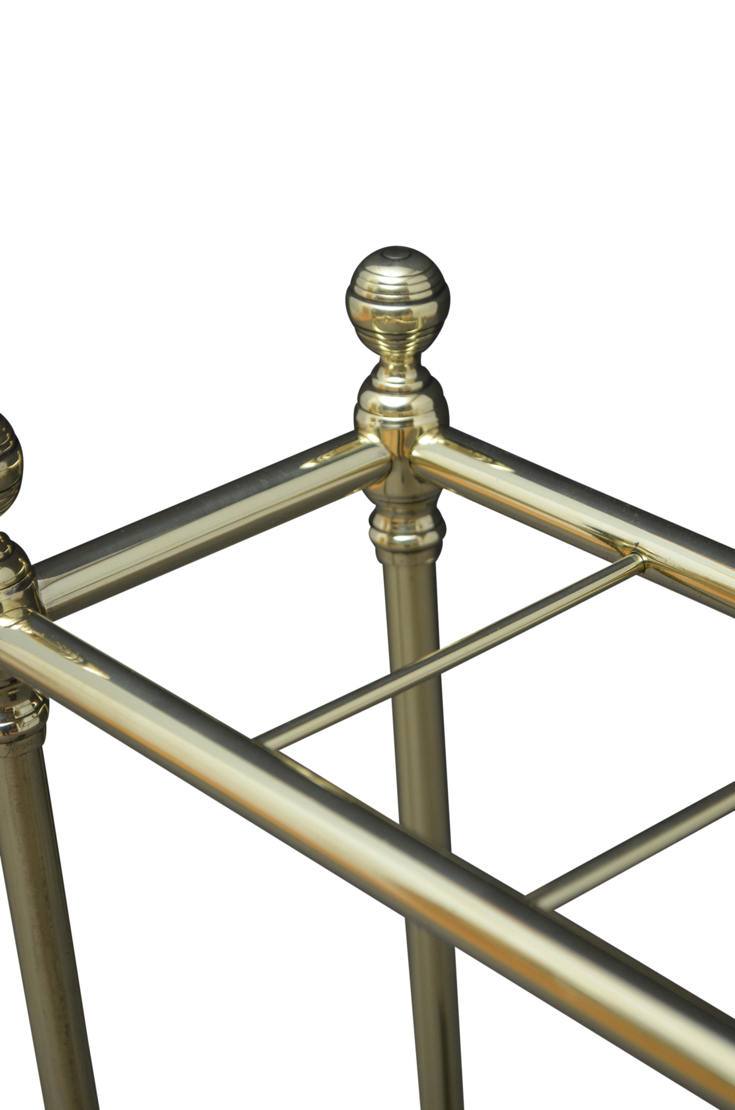 Late victorian brass umbrella stand