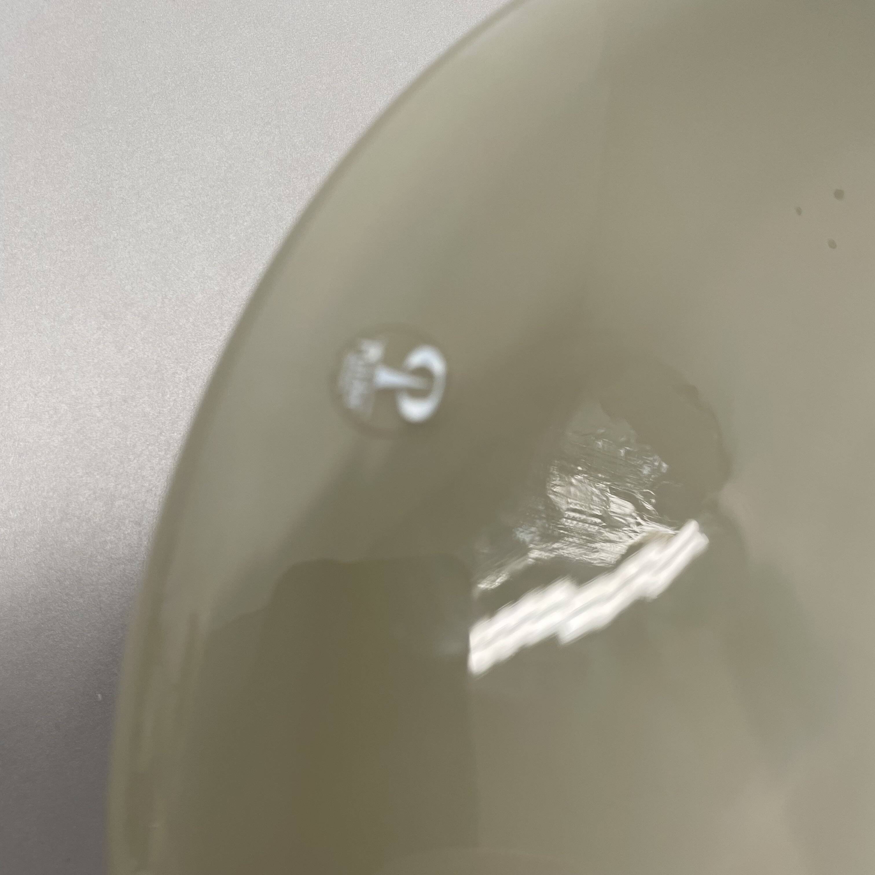 Abstract "cirrus" glass sconce wall light by peill & putzler, germany, 1980s