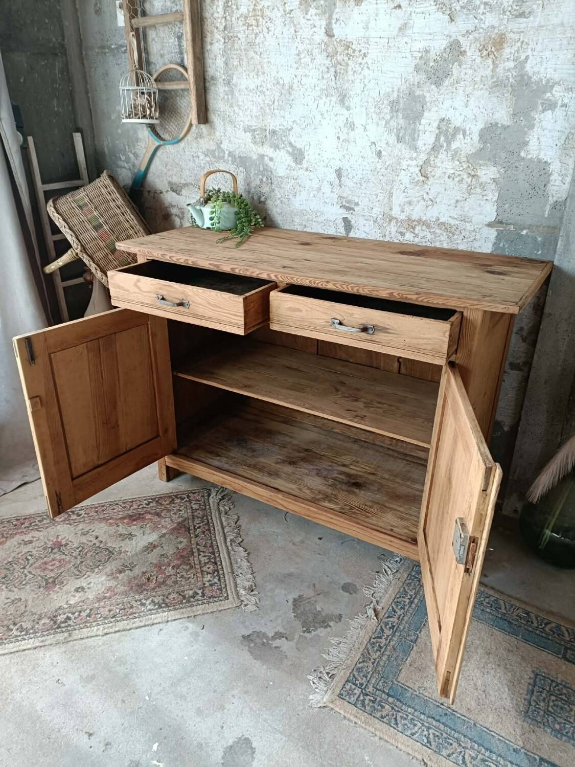 Wooden sideboard