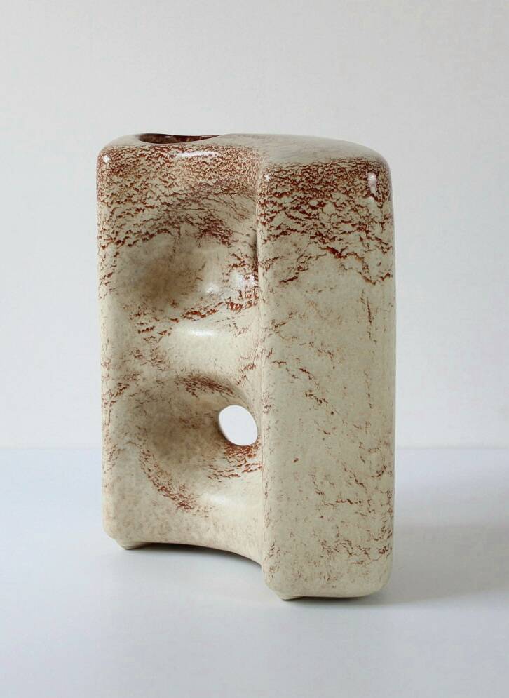 1970s ceramic vase, Roberto Rigon for Bertoncello