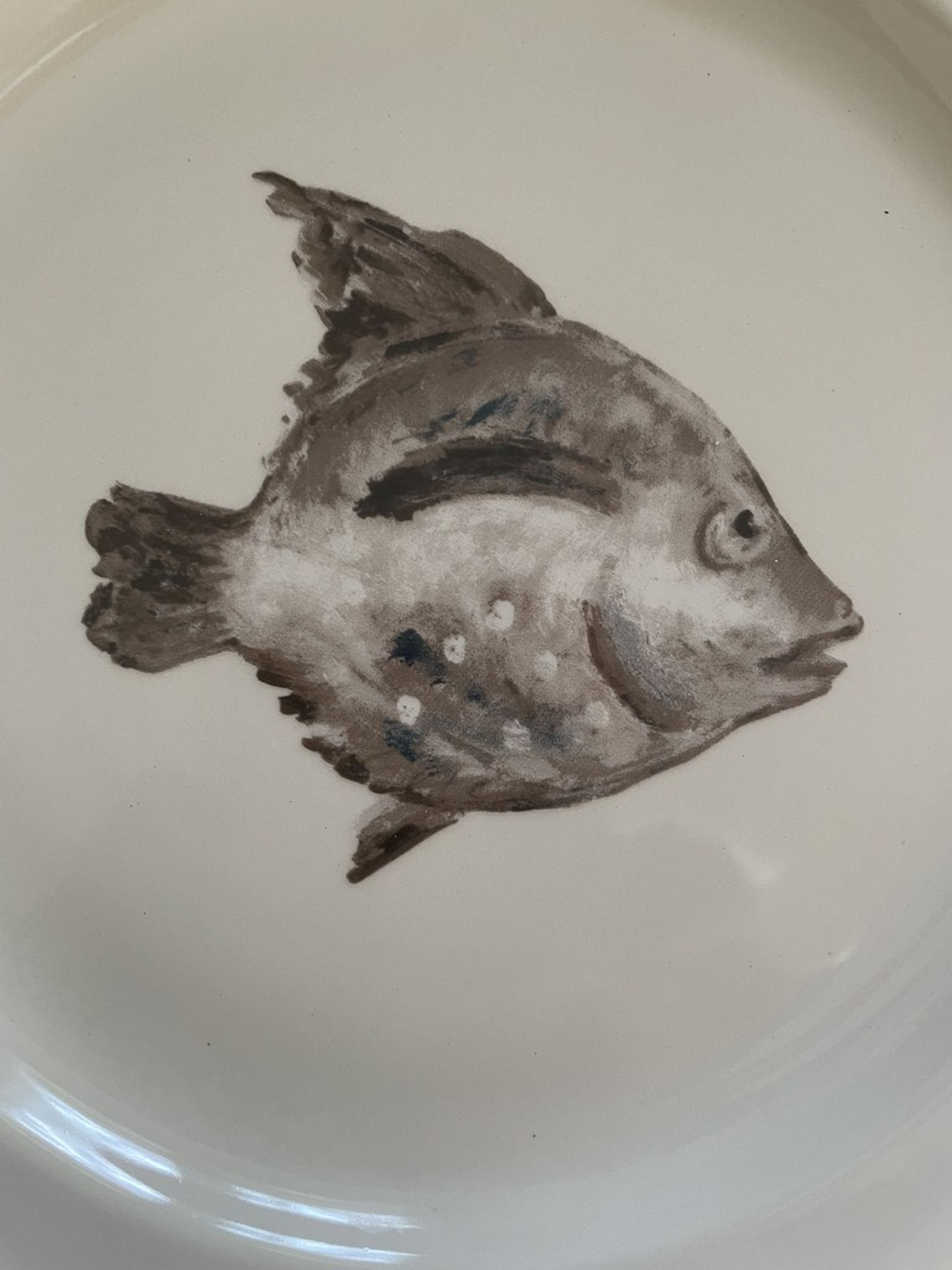 Set de 6 assiettes poisson Ascentielle