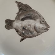 Set de 6 assiettes poisson Ascentielle