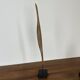 Ensemble de 2 sculptures en bois sur socle