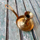 Brass hand candlestick