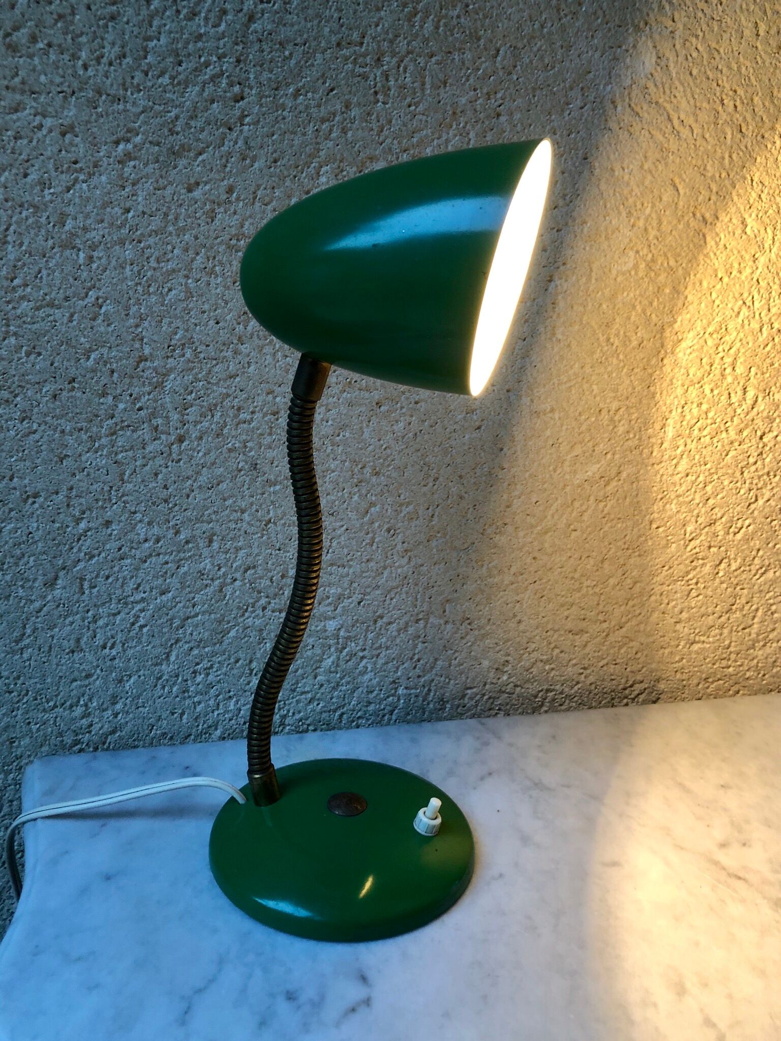 Vintage 1960s flexible desk lamp
