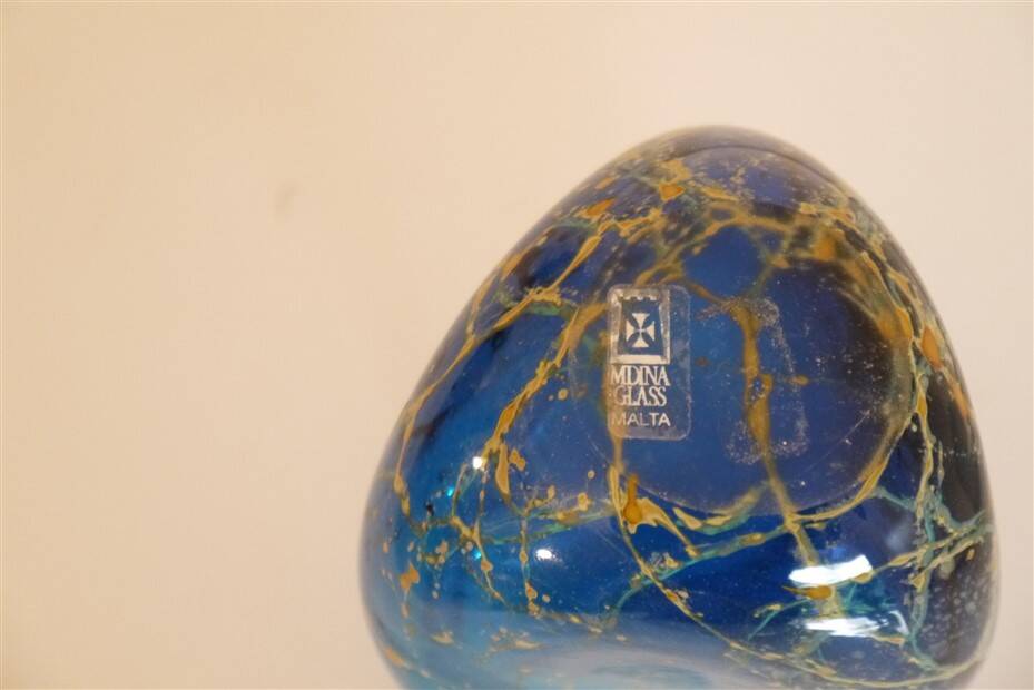 Mdina glass vase 1970