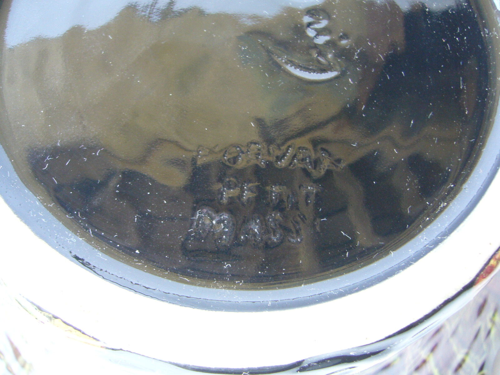 Vintage ceramic pot cover "petit masse morvan"