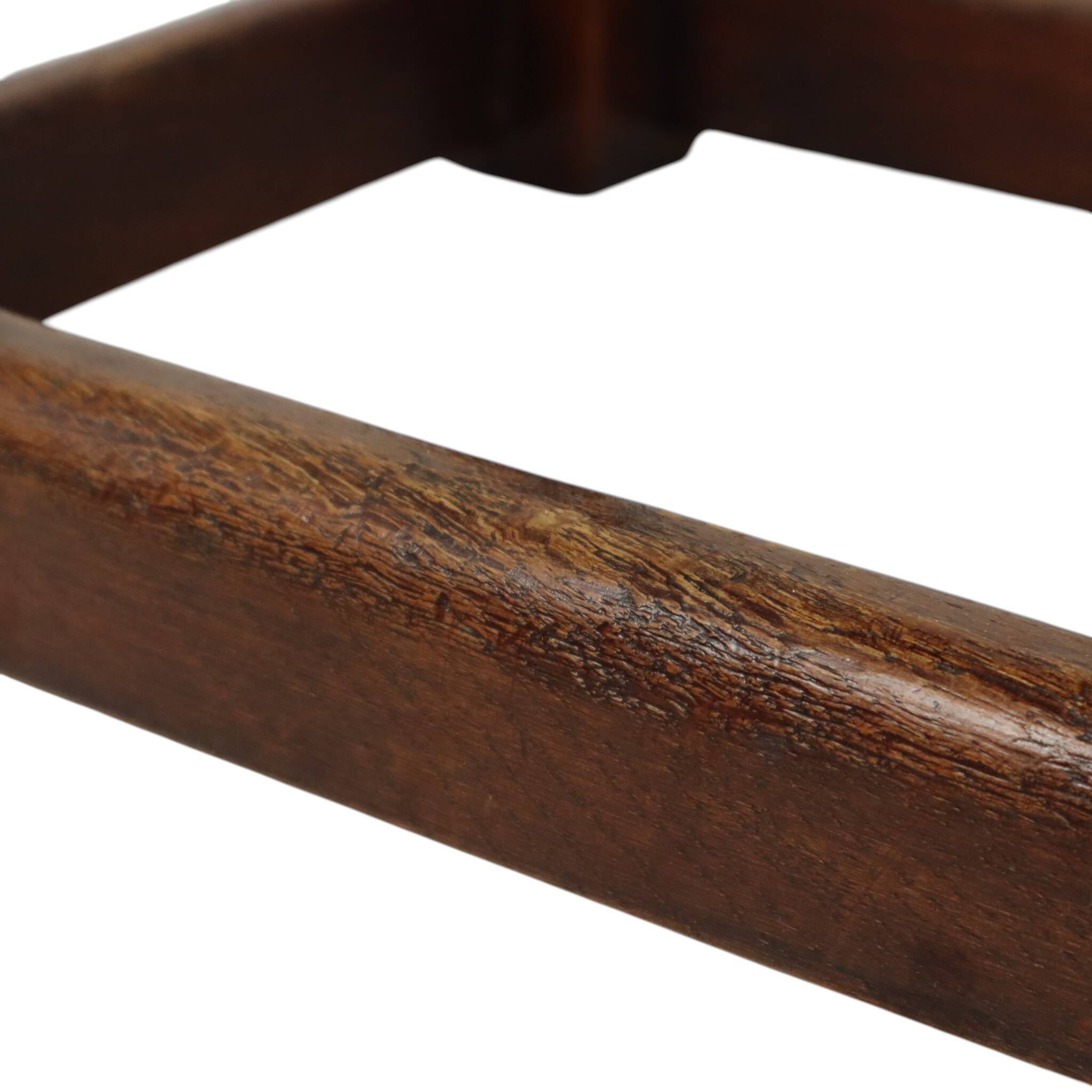 Tabouret en chêne massif anglais, 19e siècle