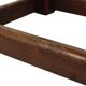 Tabouret en chêne massif anglais, 19e siècle