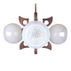 Mid-century Murano glass pendant by Mazzega, 1970s.